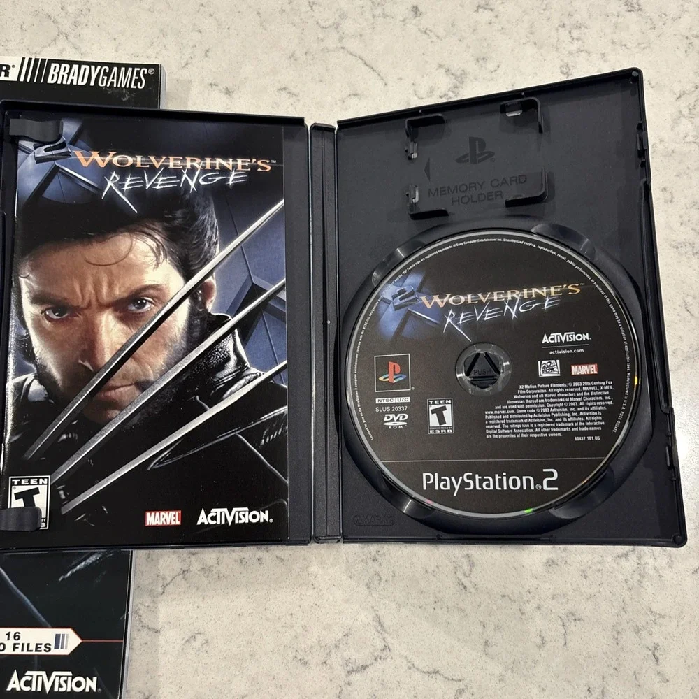 Set Wolverines Revenge‎ 2003 Official Strategy Guide & Game Playstation 2 Xbox